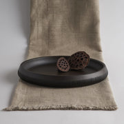 Chiseled Leila Tray - Black - Medium