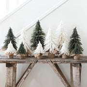 FESTIVE FIR TREE - SNOW WHITE