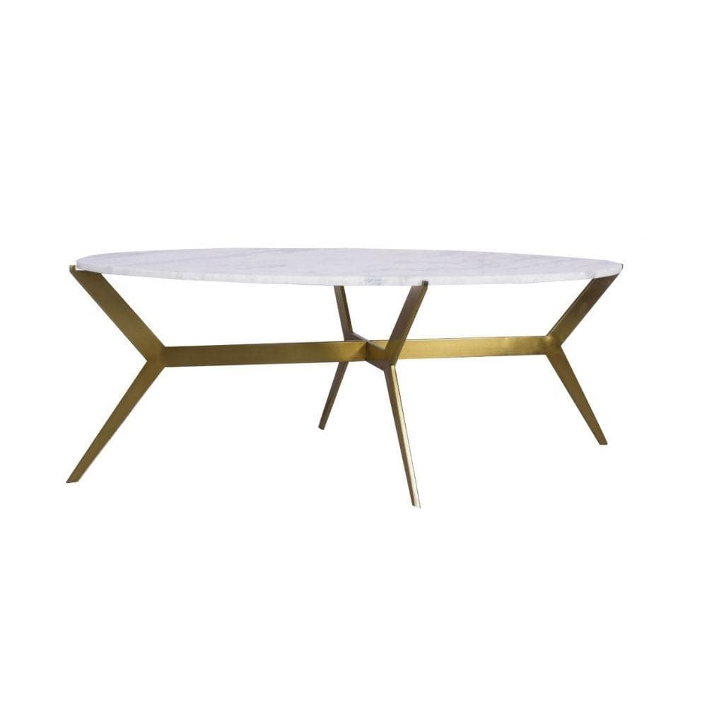 Riva Oval Marble Coffee Table