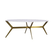 Riva Oval Marble Coffee Table