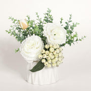 Aviva Artificial Potted Flower Bouquet 8''X8''