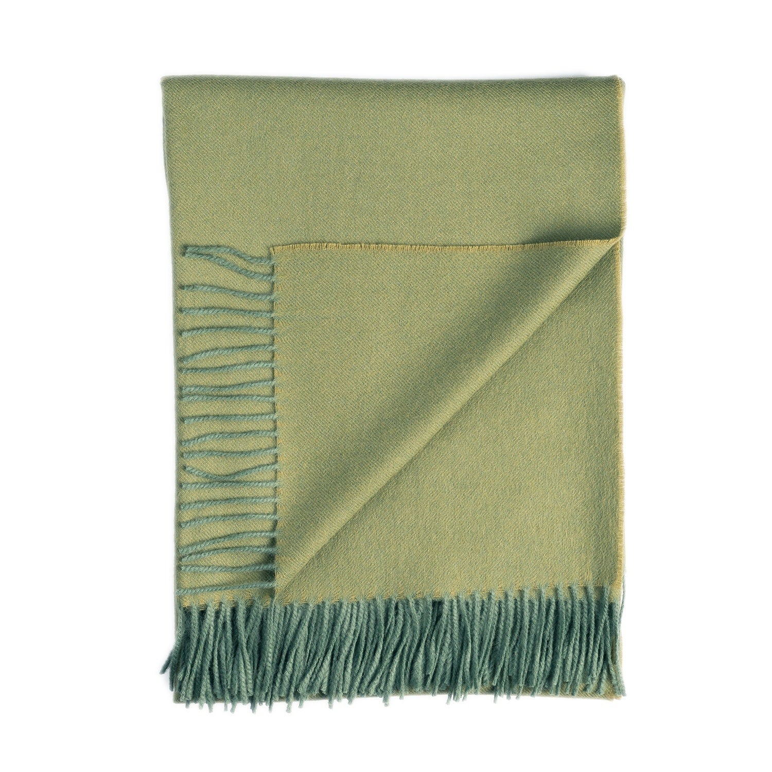 Baby Alpaca Throw - Tea Leaf