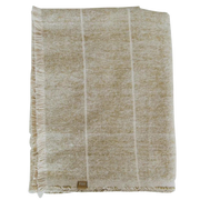 Brushed Mustard Stripe Throw