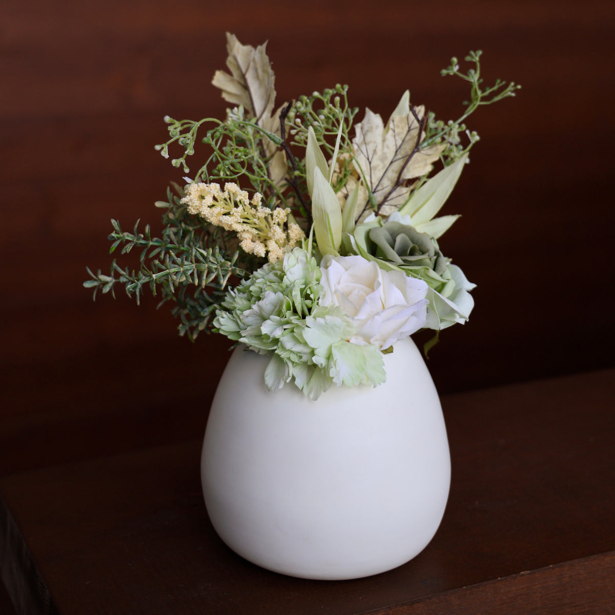 Winter Artificial Flower Bouquet 18'' X 8''