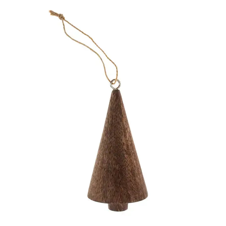 Wooden Tree Ornament - Brown