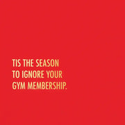Holiday Napkins - Gym Membership