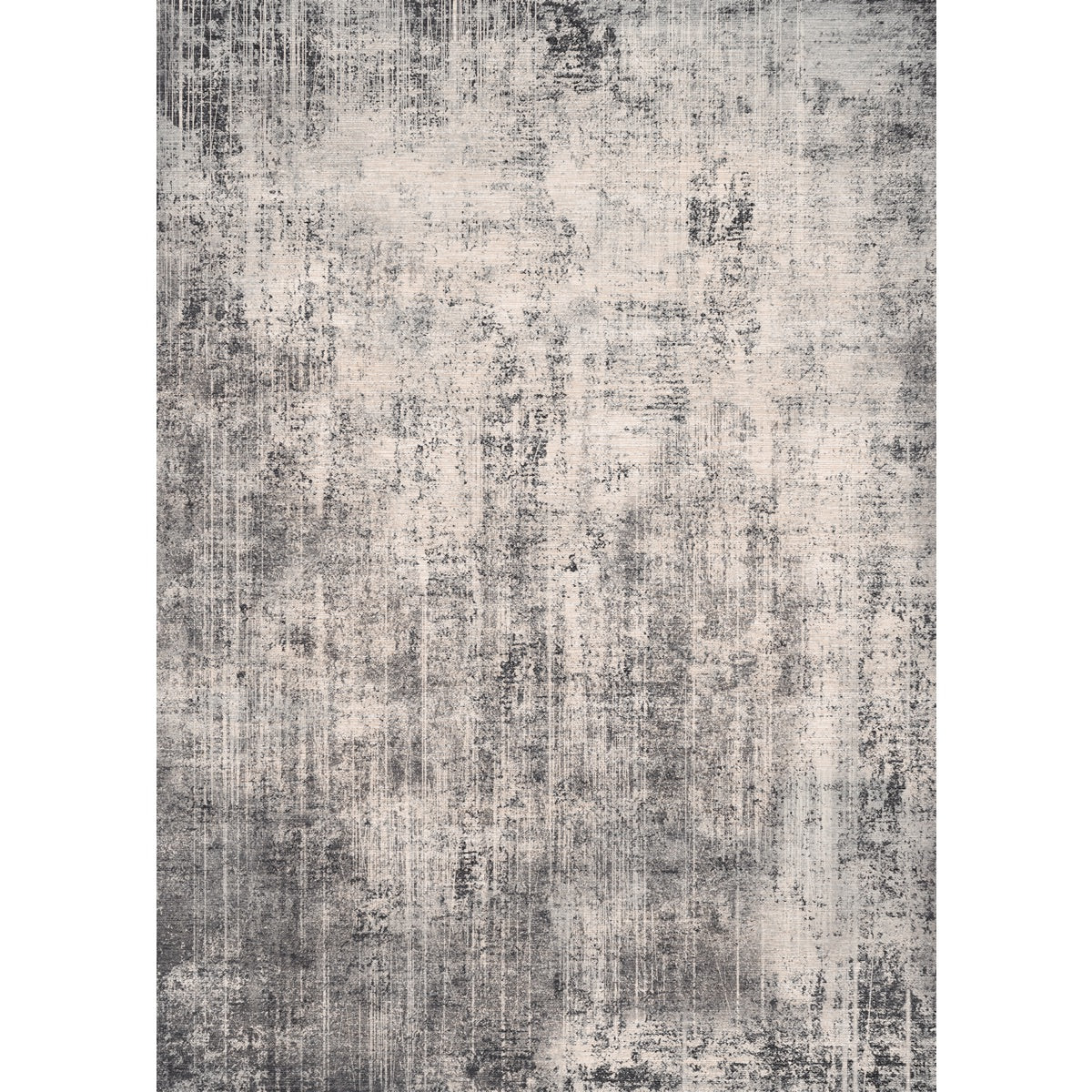 Willow Dark Grey White Rug