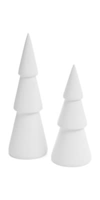 Resin Tree, Small, Matte White