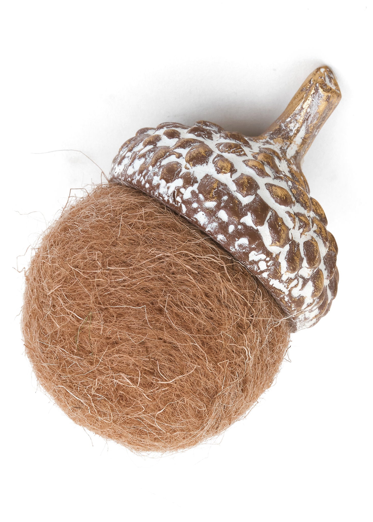 Wool Acorn - Small - Brown