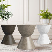 Roger Concrete Terrazzo Mid-Century End Table