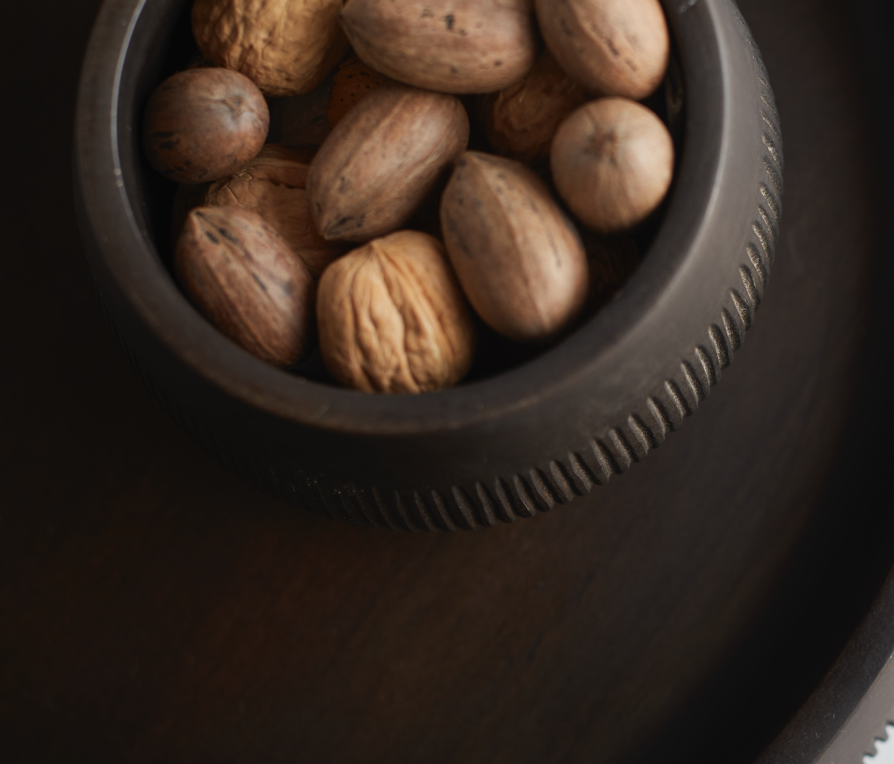 Nut Bowl - Black (Set of 2)