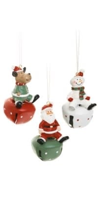 Santa/Snowman/Deer Ornaments