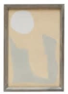 Wood Framed Wall Decor with Abstract Image 5