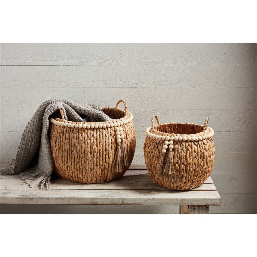 Water Hyacinth Baskets (Set of 2)