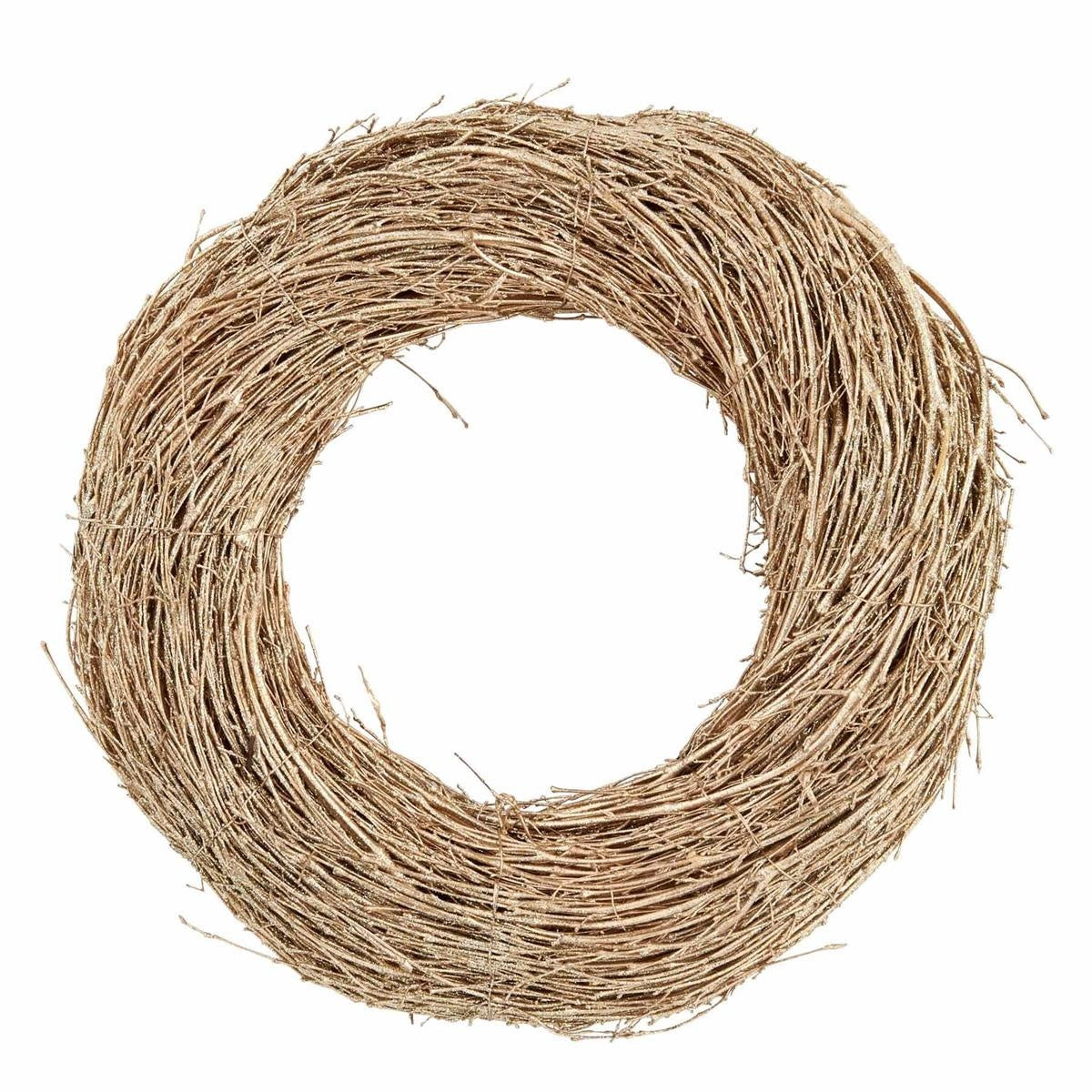 Sparkle Bamboo Wreath - Gold
