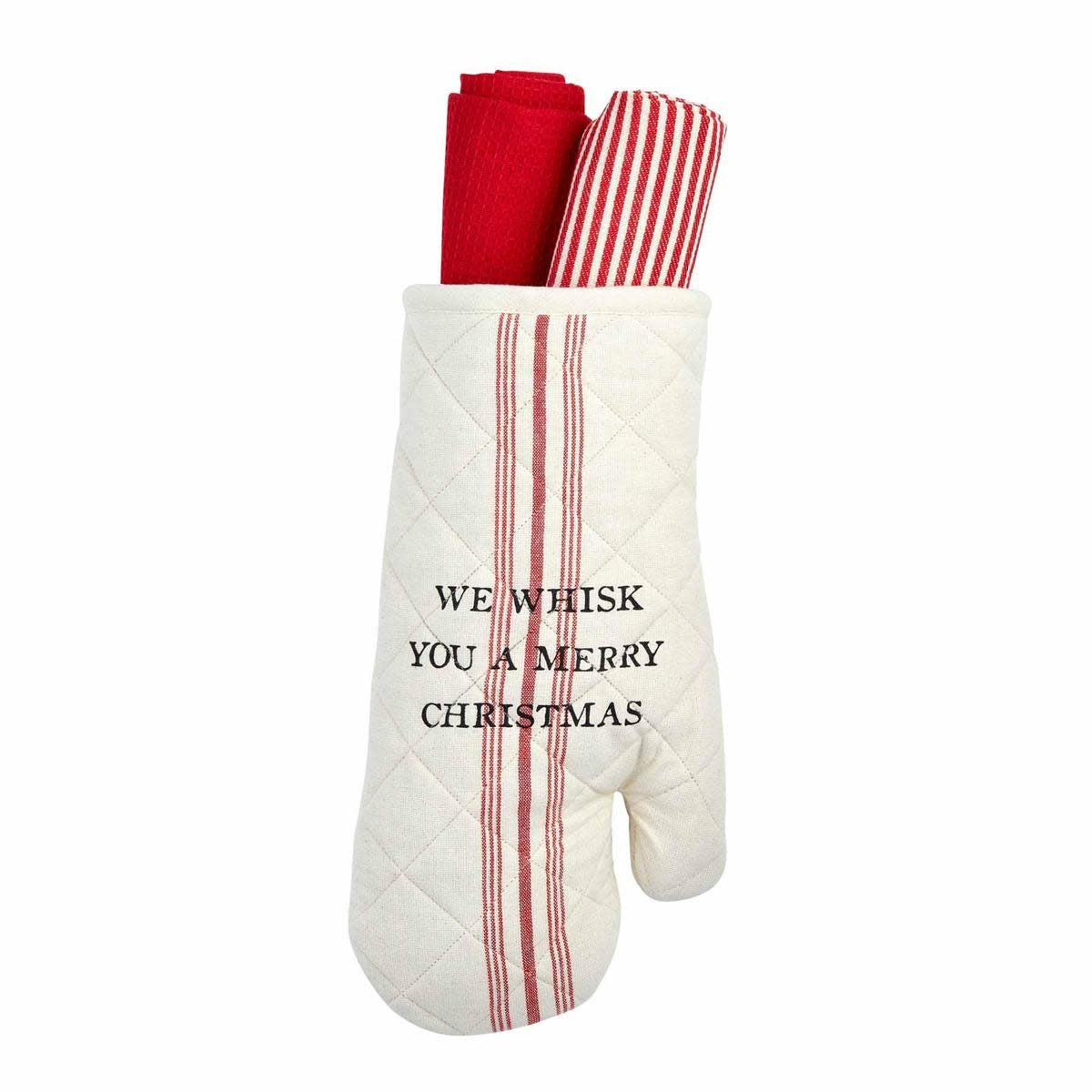 Oven Mitt with Towel Set