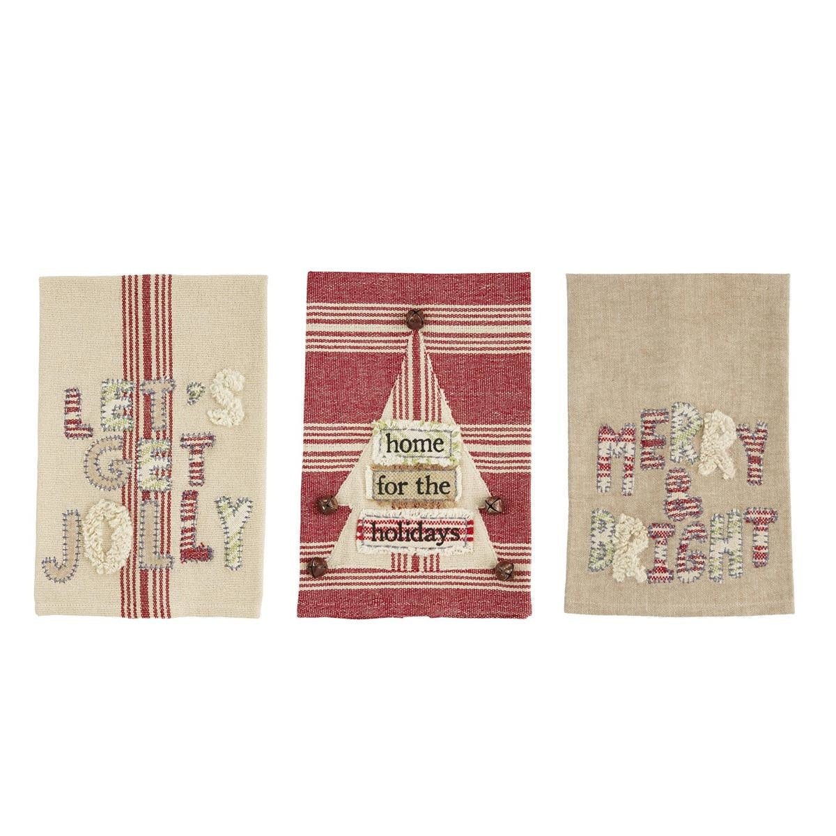 Xmas Applique Towel -