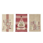 Xmas Applique Towel -