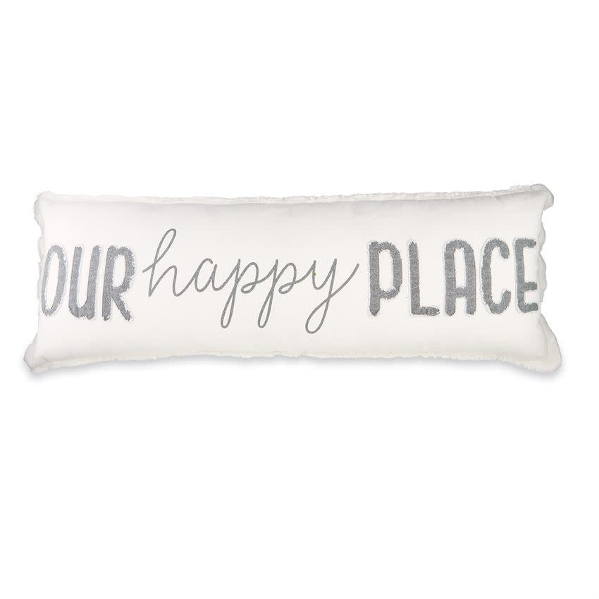 OUR HAPPY PLACE LONG PILLOW