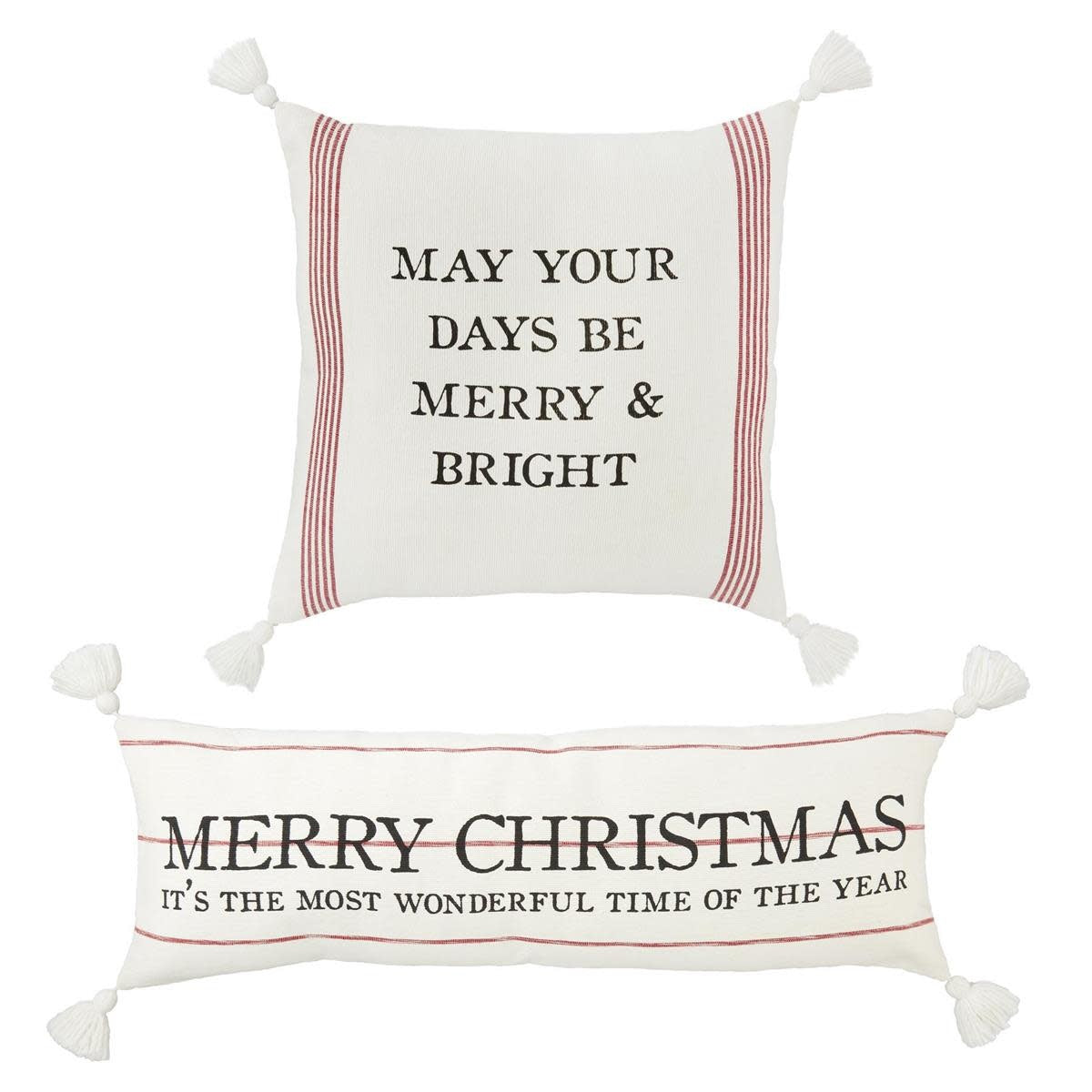 XMAS LOOMED PILLOWS