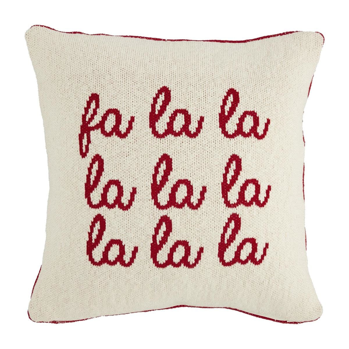 KNIT REVERSIBLE XMAS PILLOW