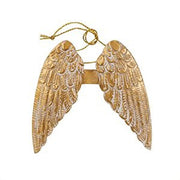 Angel Wings Milagro Ornament - Gold