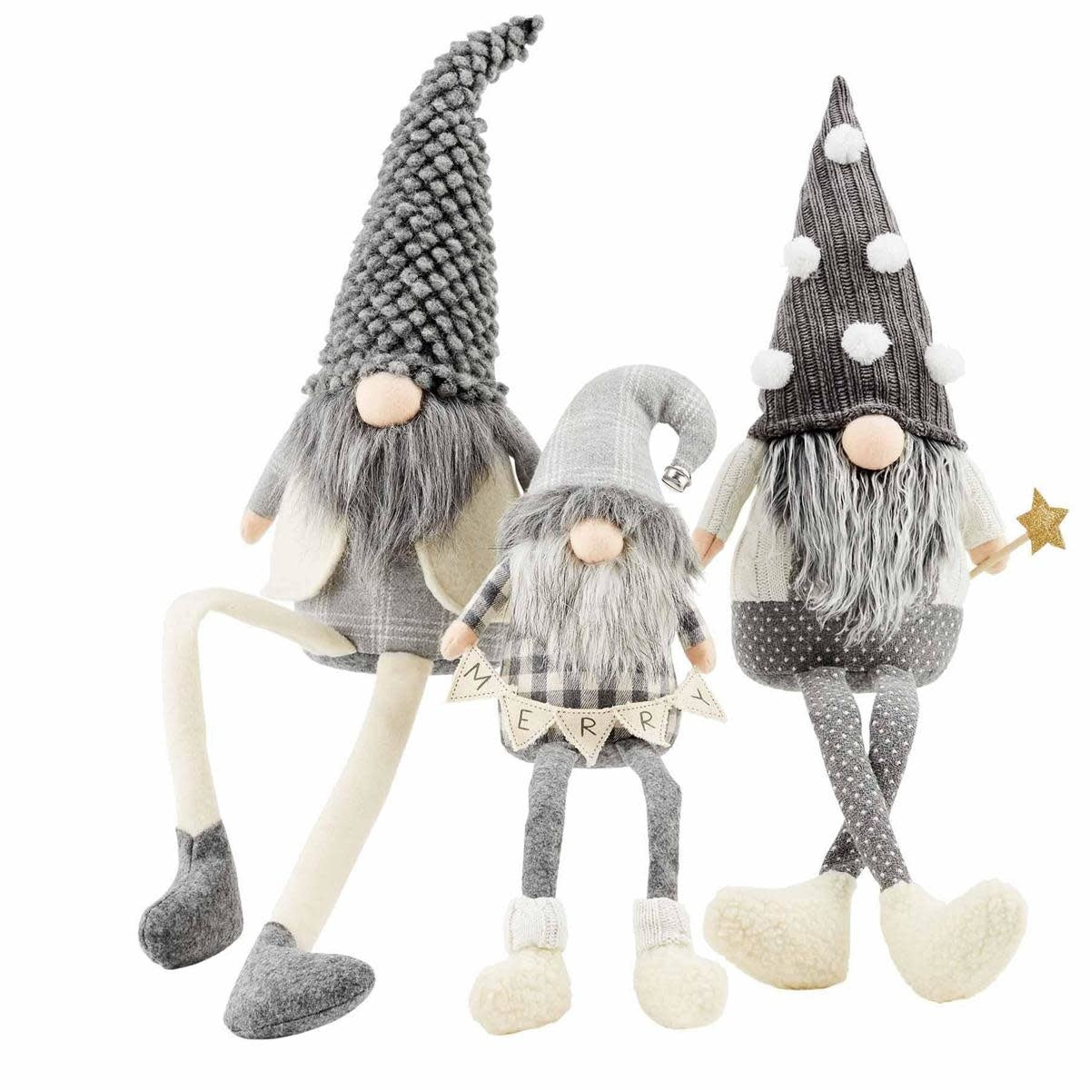 Dangle Gnome - Grey -