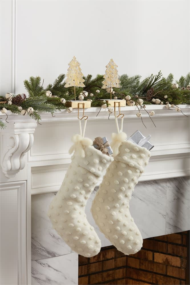 Gold Tree Stocking Holder
