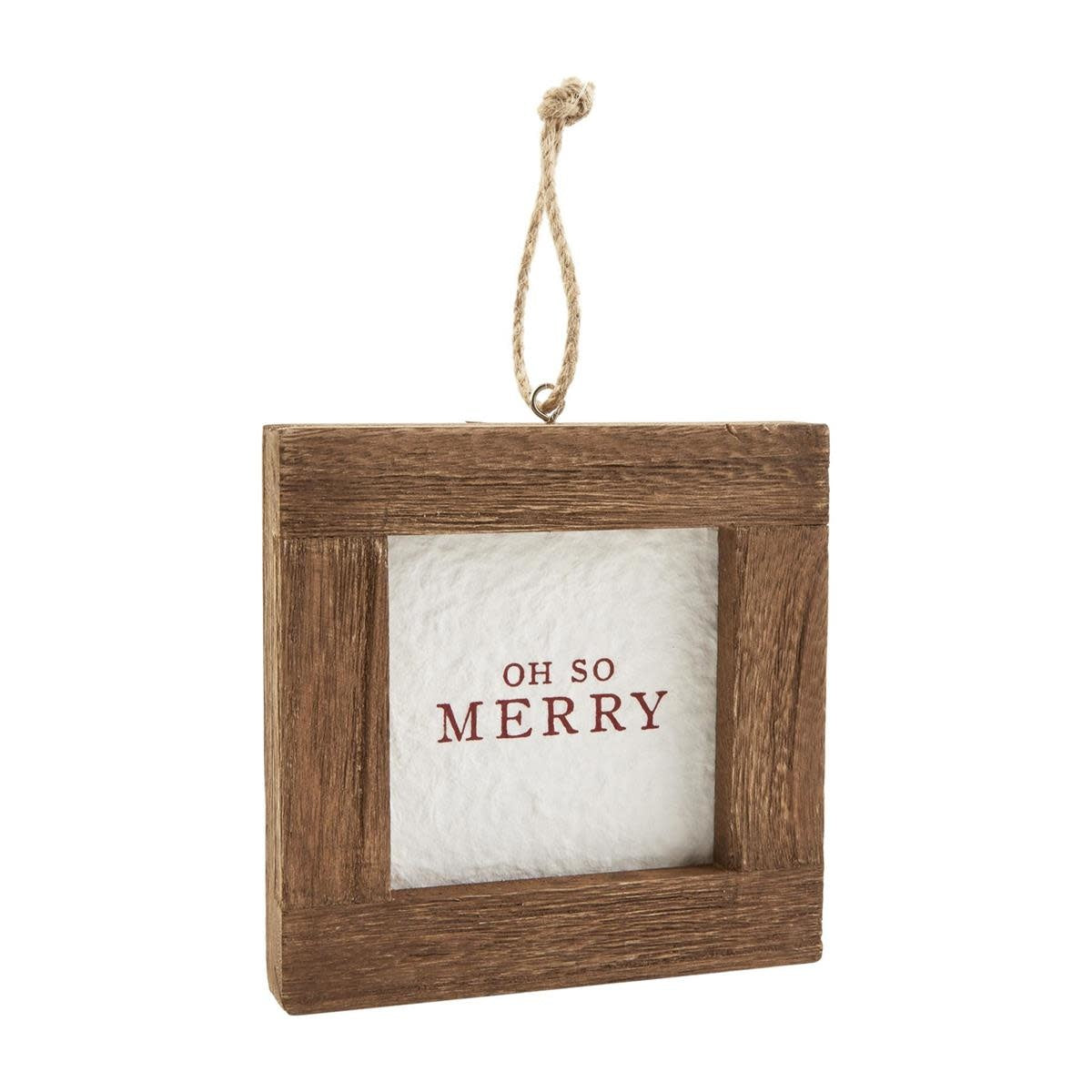 Wooden Frame Wood Ornament