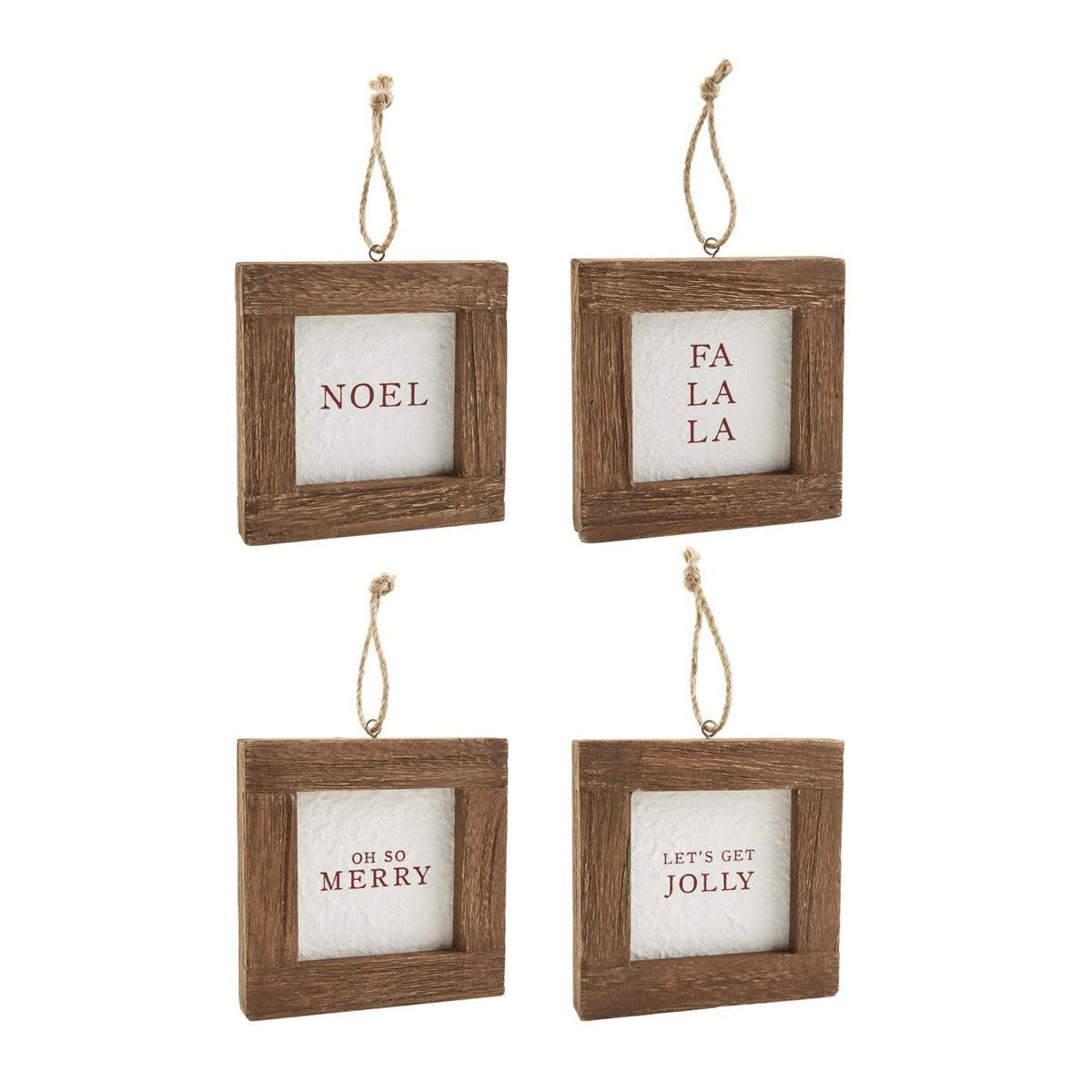 Wooden Frame Wood Ornament
