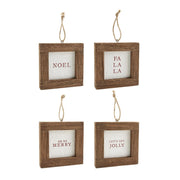 Wooden Frame Wood Ornament