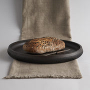 Chiseled Leila Large Tray - Black
