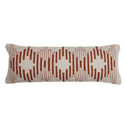 Terra Diamond Lumbar Pillow - Rust/Natural