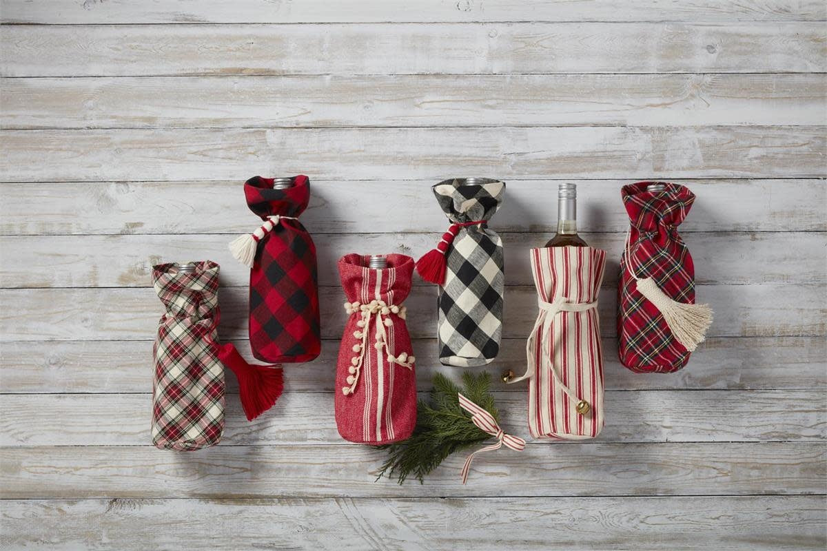 Christmas Wine Bags