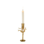 Reindeer Forged Candlestick - Small - Gold