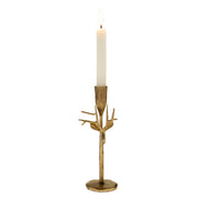 Reindeer Forged Candlestick - Large - Gold