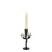 Reindeer Forged Candlestick - Small - Gunmetal