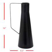 Zion Tall Black Vase