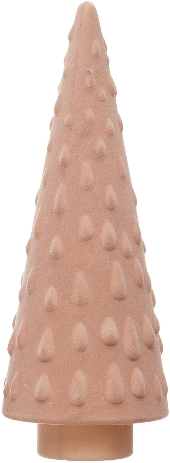 Flocked Pink Tree - Large