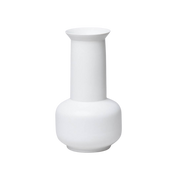 Sage Semi-Matte Vase - White