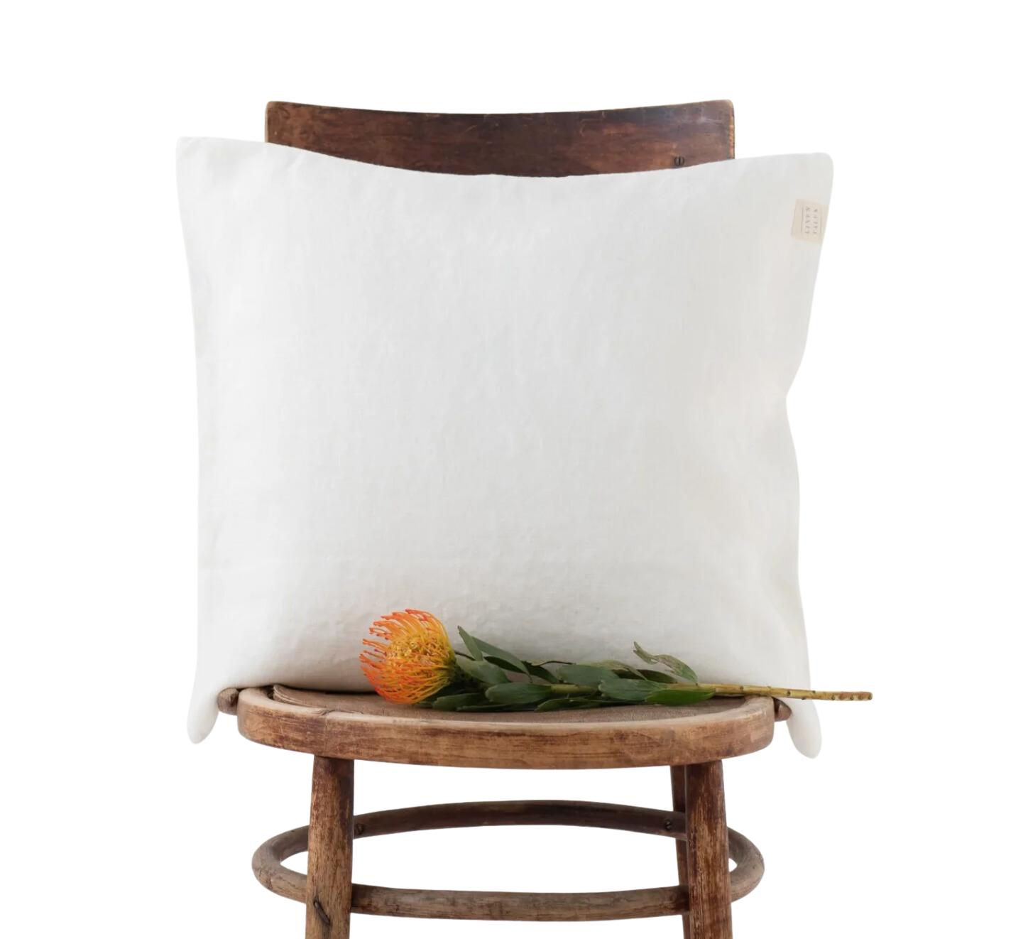 Linen Cushion Cover - White