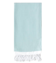 Basic Single Stripe Towel  Sky