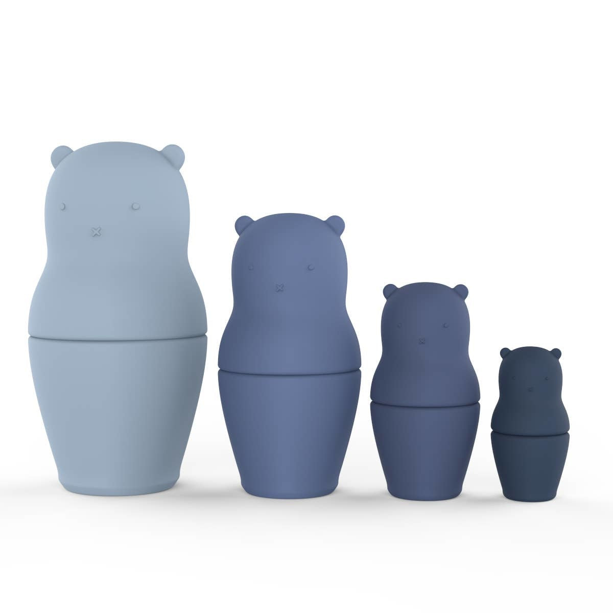 Bear Nesting Dolls Silicone Teether