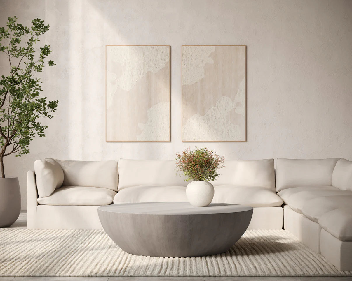 World Views - 40" X 60" - Natural Floater Frame