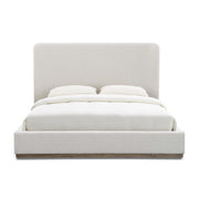 Faye King Bed - Off White