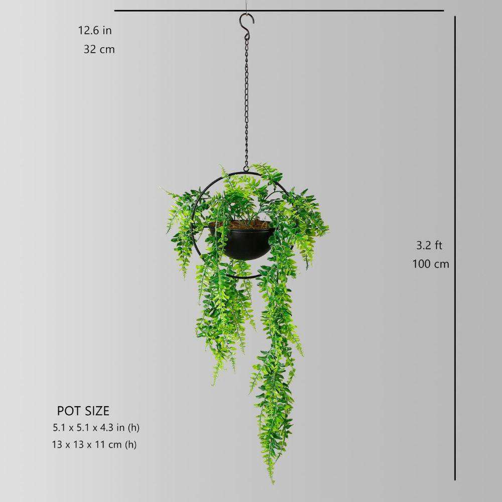 Fabo Faux Potted Hanging Plant (3.2 Feet)