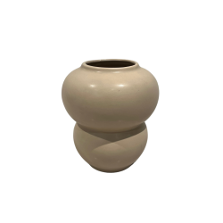 Iris Vase - Matte Oatmeal