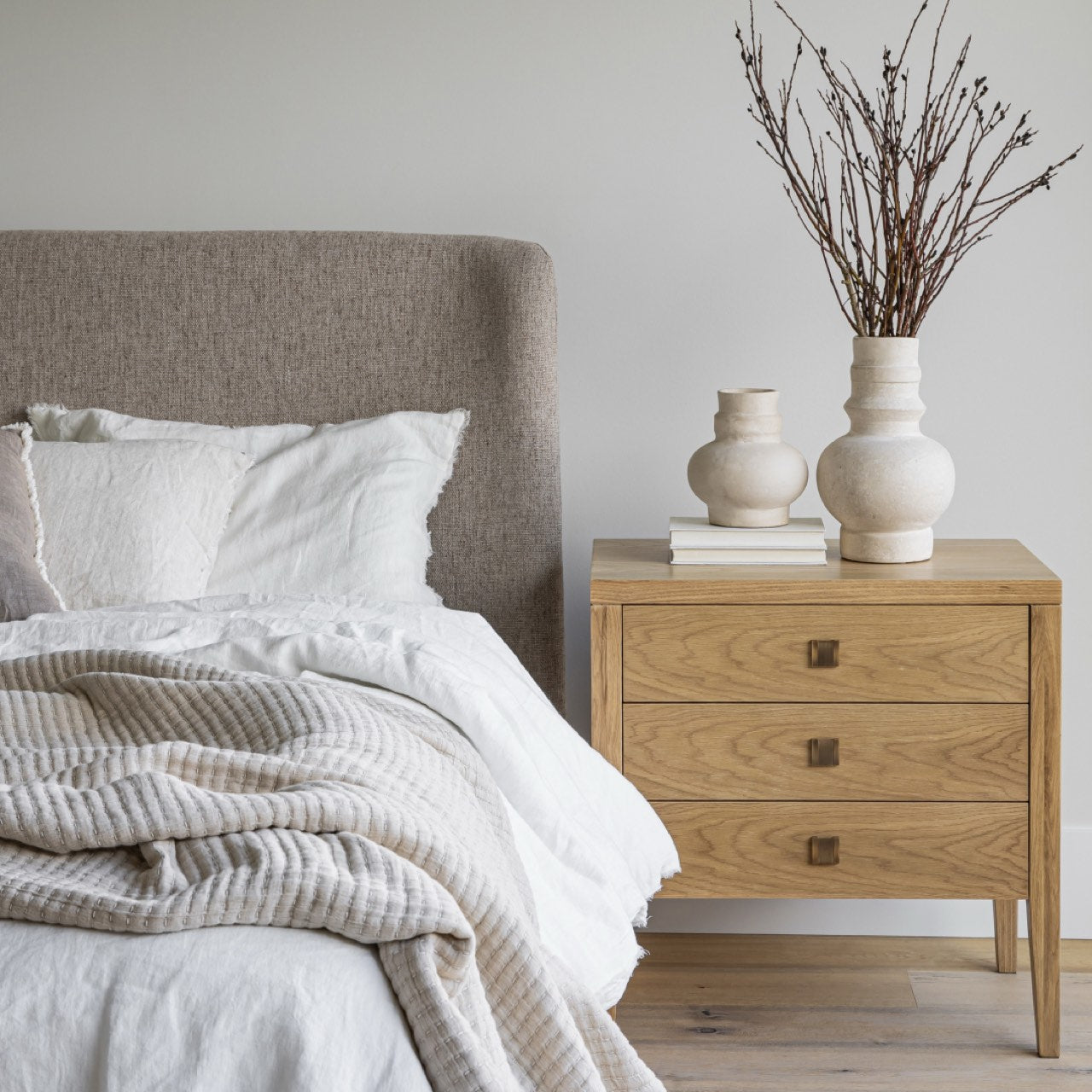 Hara 3 Drawer Dresser - Natural Oak