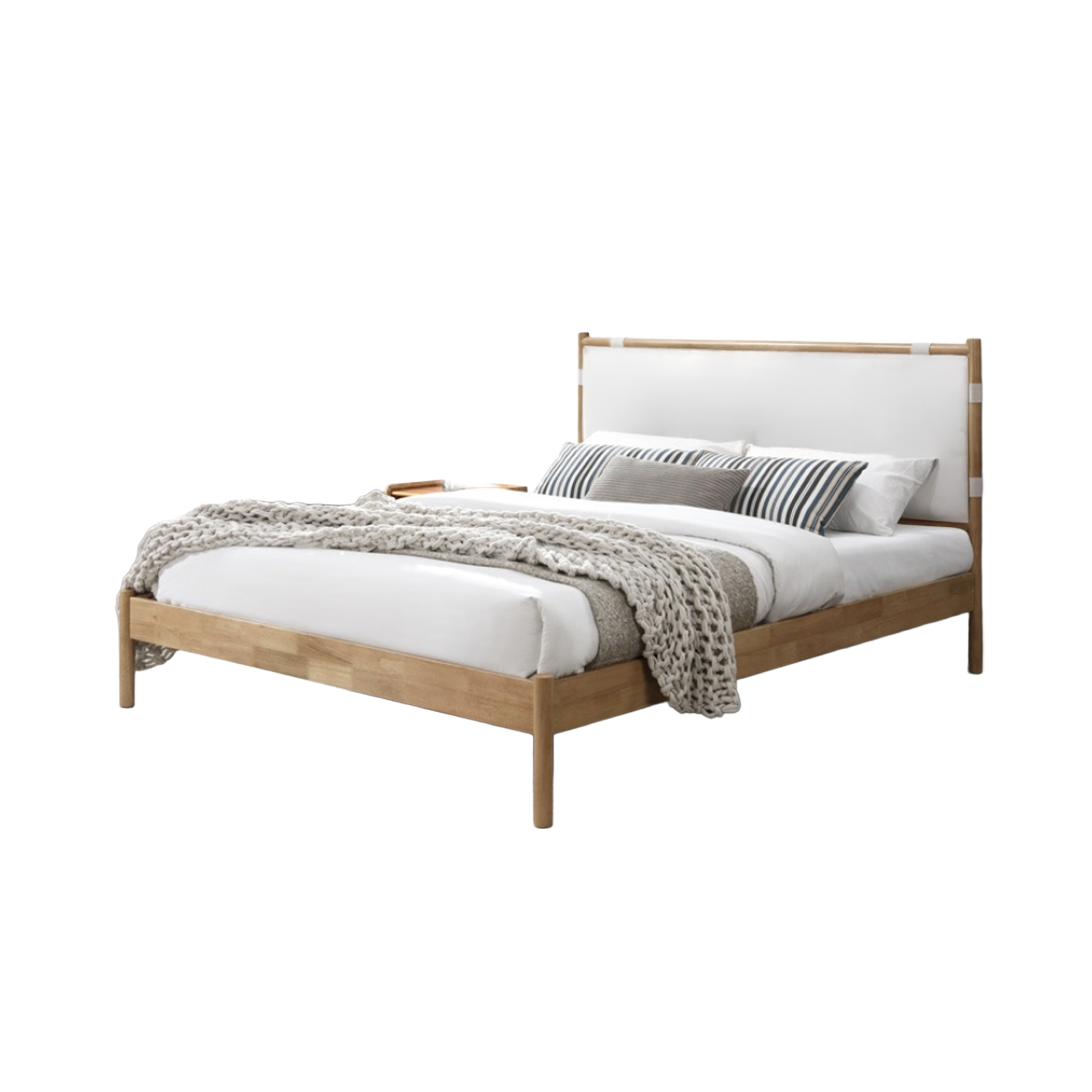 Laval Queen Bed - Buff