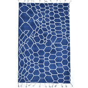 Marine Woven Wool 6X9 Rug